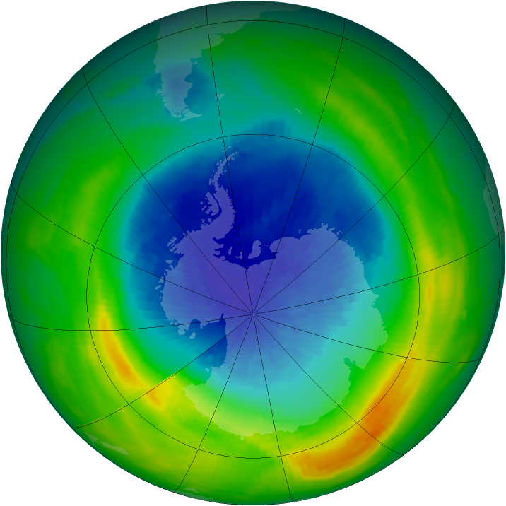 Ozone Map 1988-10-12